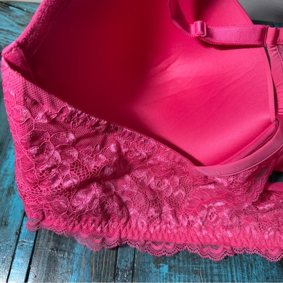 Torrid XO Pink Plunge Push-Up Front-Close Underwire Lace Bra Size 46DDD - Picture 13 of 16